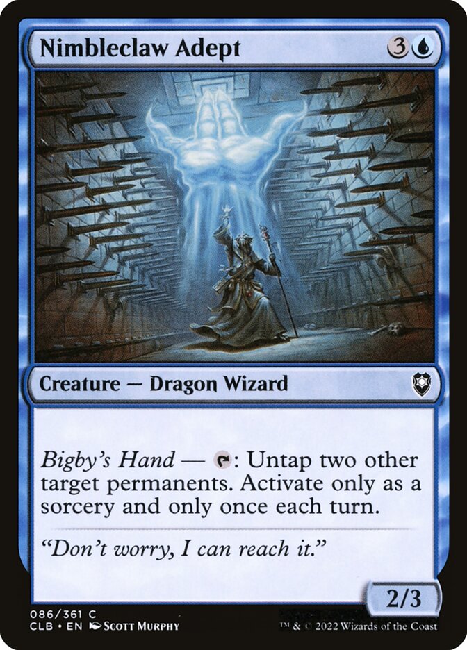 Nimbleclaw Adept - carta Magic The Gathering