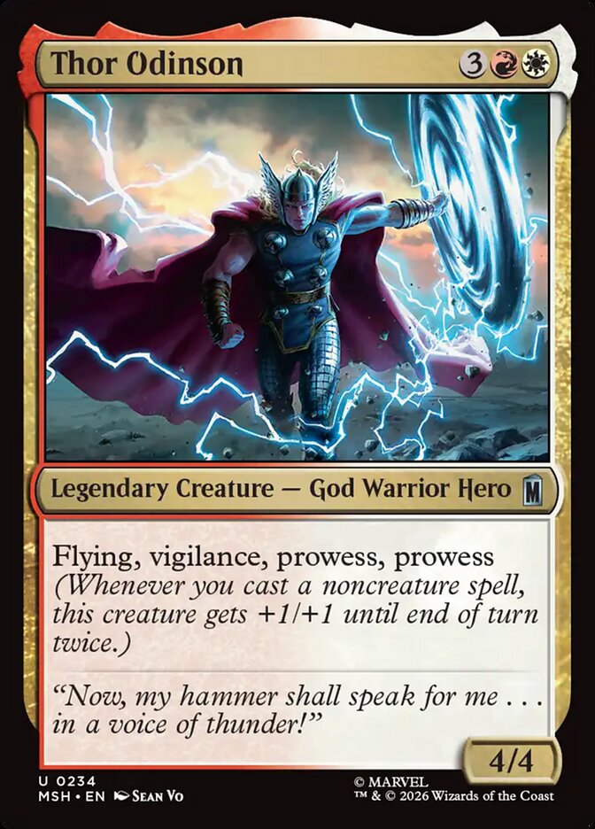 Thor Odinson - carta Magic The Gathering