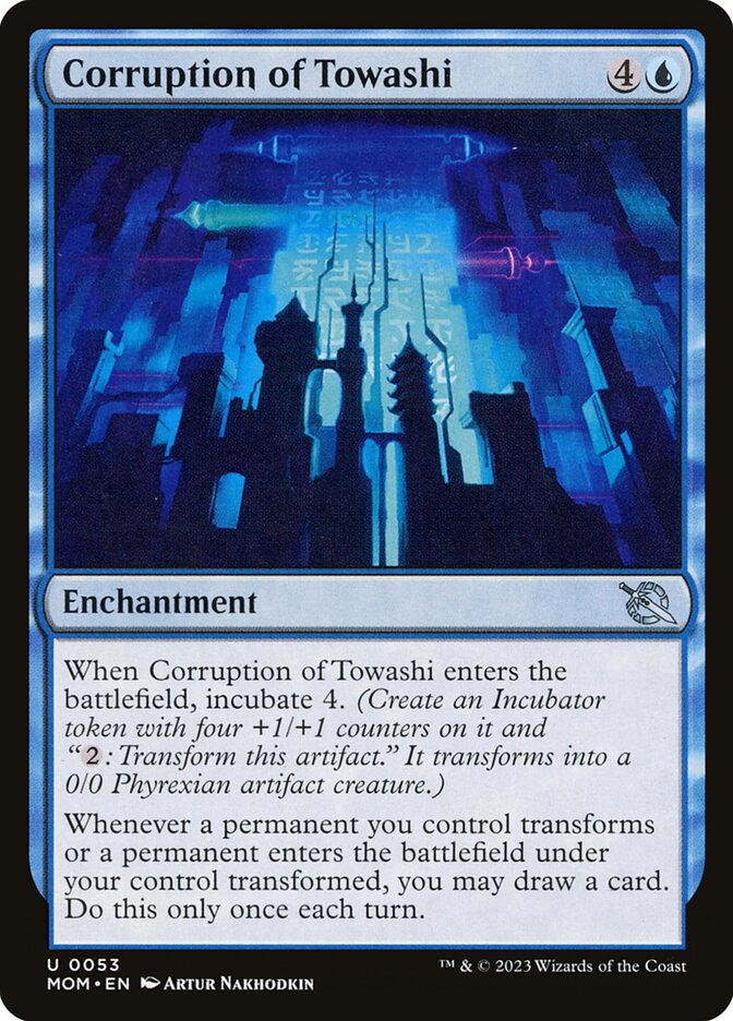 Corruption of Towashi - carta Magic The Gathering