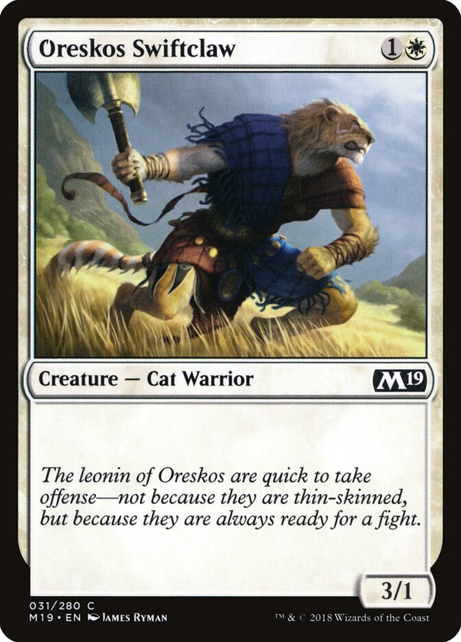 Oreskos Swiftclaw - carta Magic The Gathering