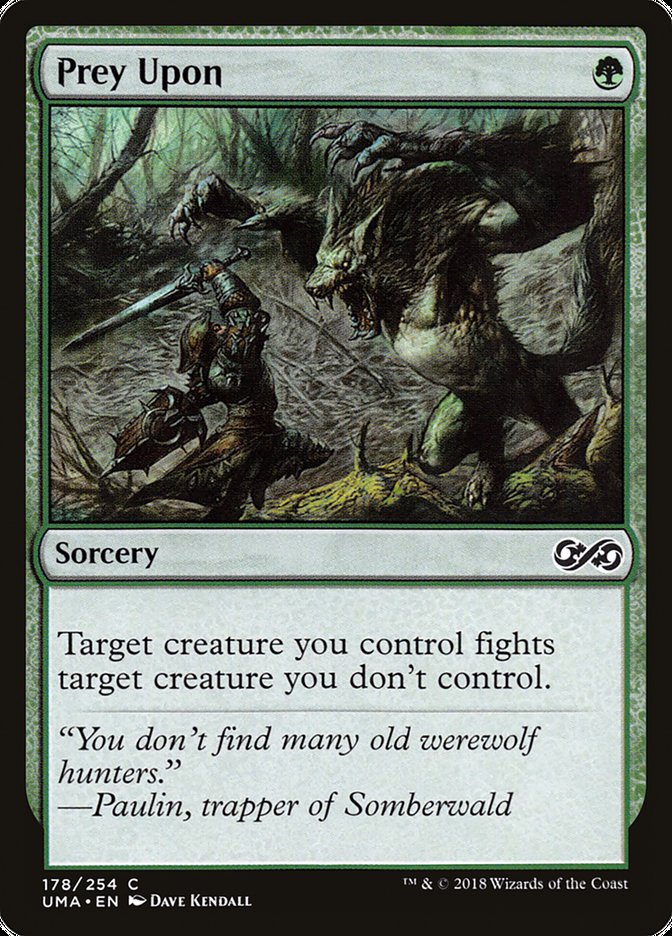 Prey Upon - carta Magic The Gathering