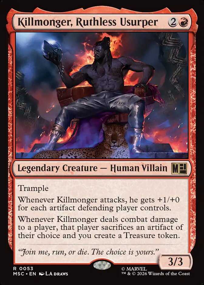 Killmonger, Ruthless Usurper - carta Magic The Gathering