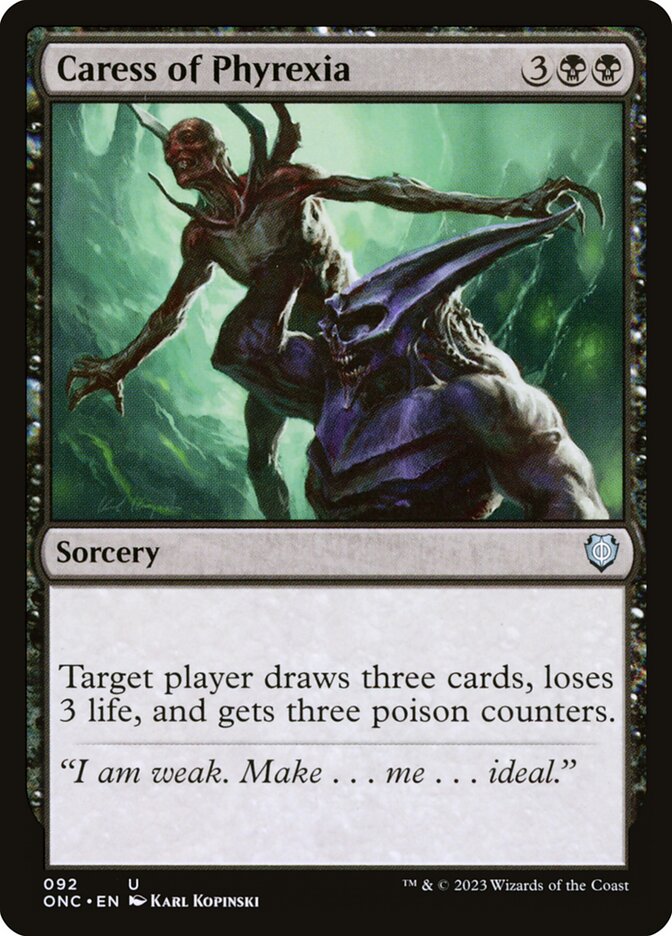 Caress of Phyrexia - carta Magic The Gathering