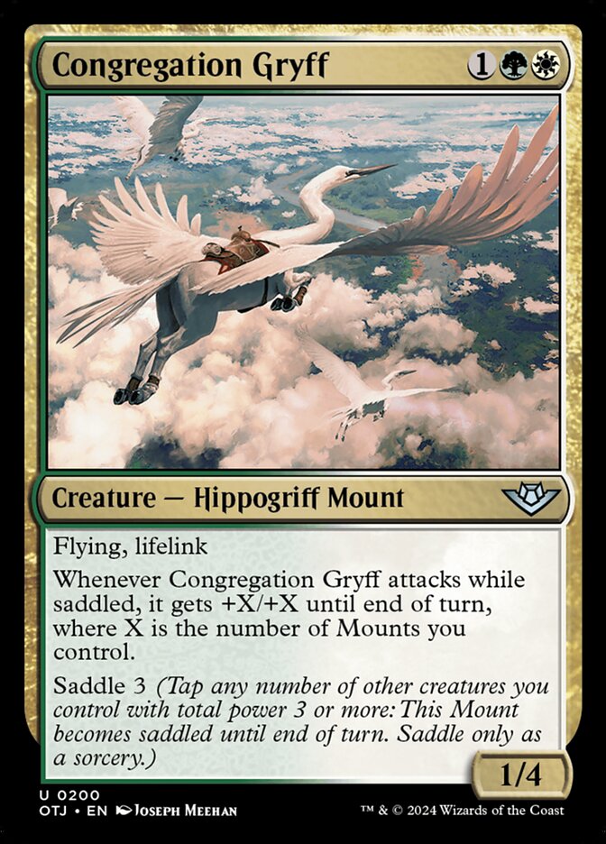 Congregation Gryff - carta Magic The Gathering