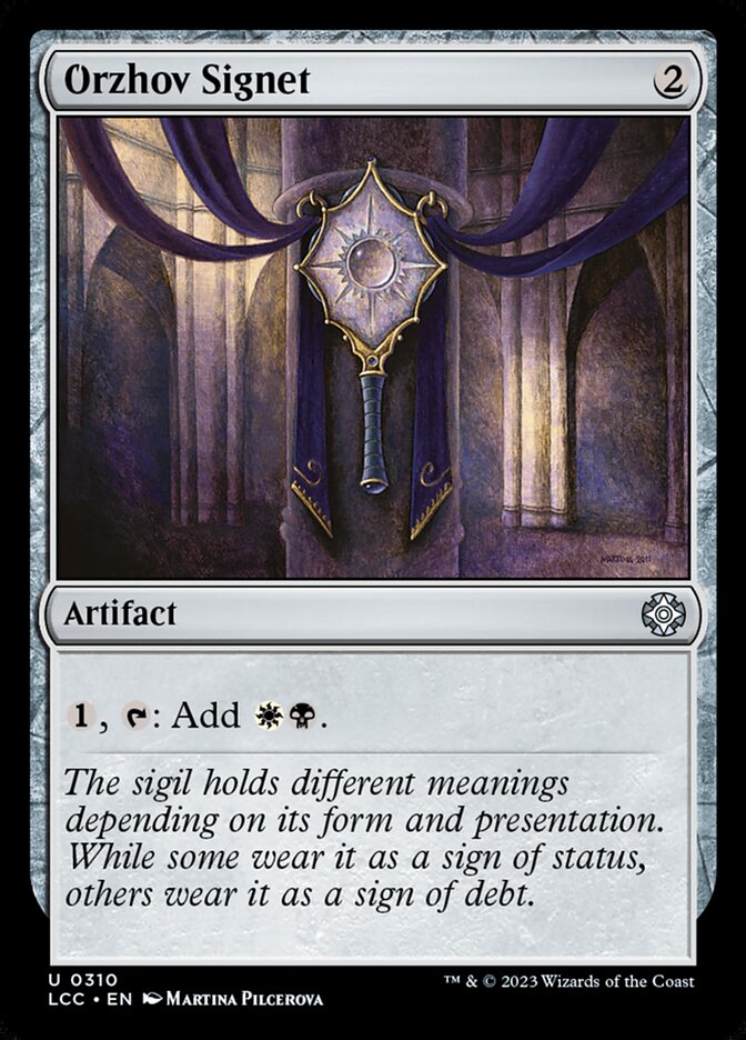 Orzhov Signet - carta Magic The Gathering