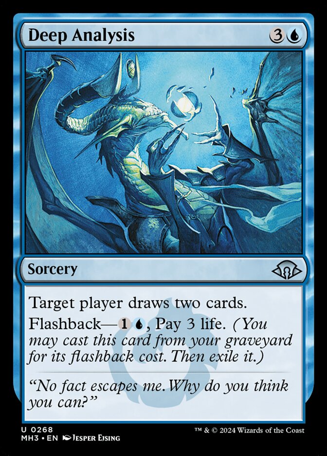 Deep Analysis - carta Magic The Gathering