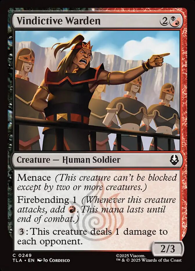 Vindictive Warden - carta Magic The Gathering