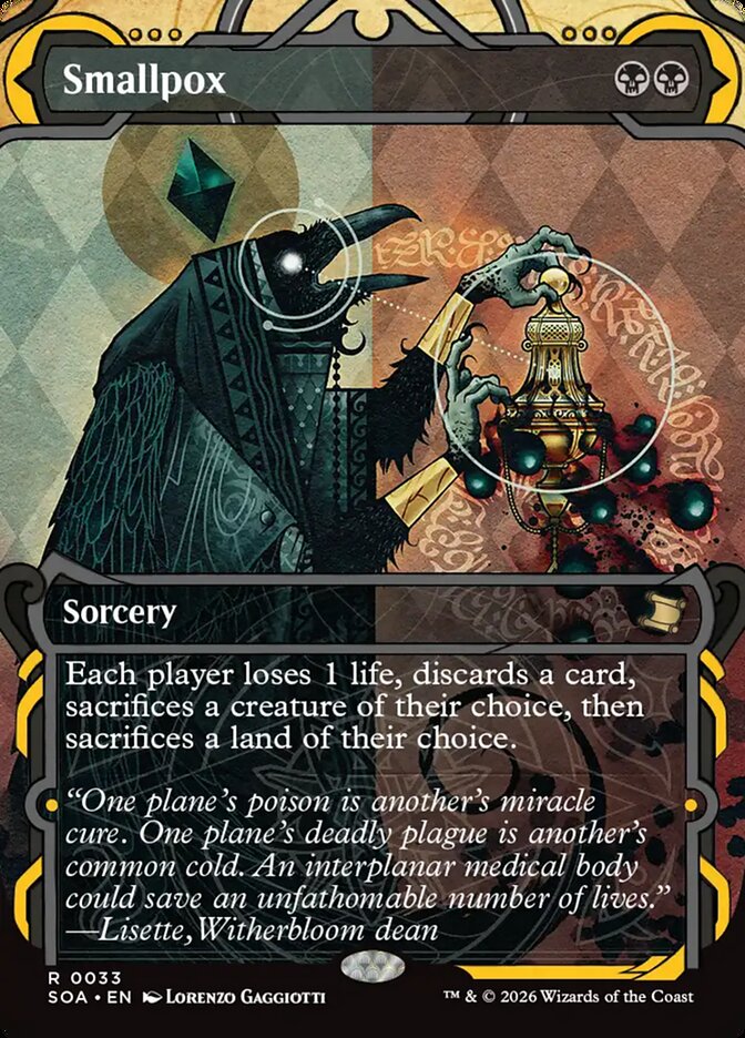 Smallpox - carta Magic The Gathering