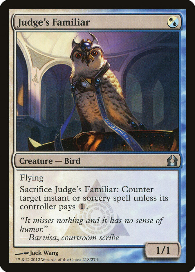 Judge's Familiar - carta Magic The Gathering