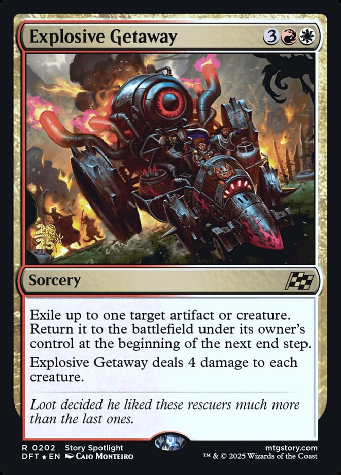 Explosive Getaway - PDFT-202S-F-DS-PR
