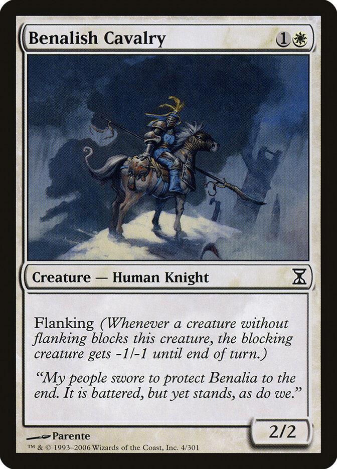 Benalish Cavalry - carta Magic The Gathering