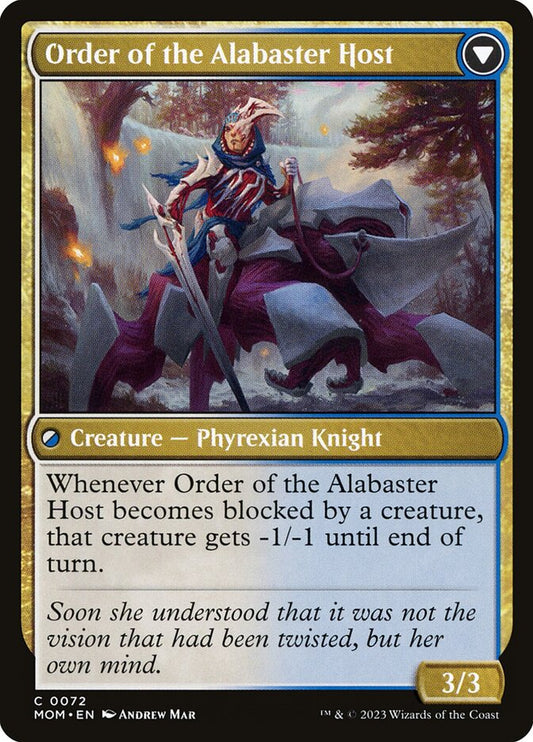 Order of the Alabaster Host - carta Magic The Gathering