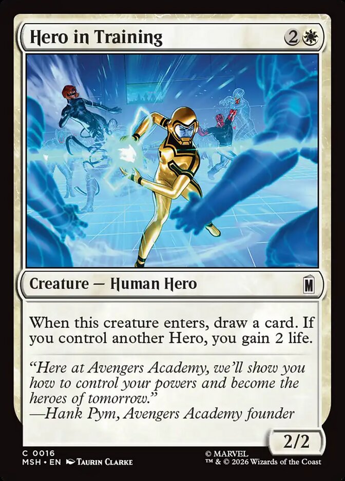 Hero in Training - carta Magic The Gathering