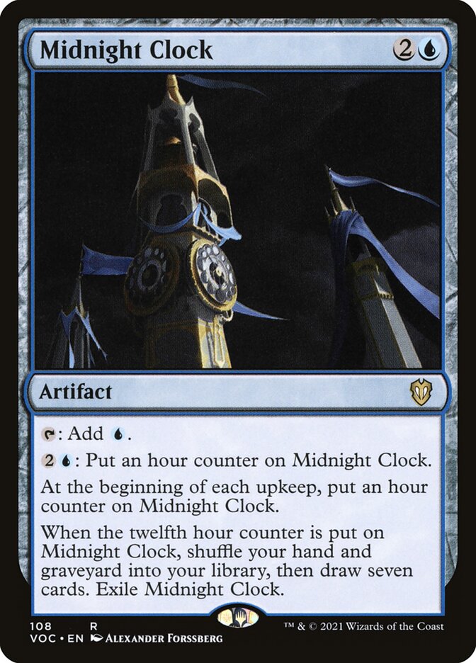 Midnight Clock - carta Magic The Gathering