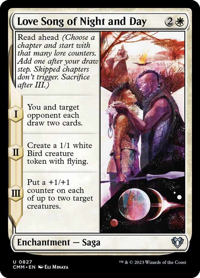Love Song of Night and Day - carta Magic The Gathering