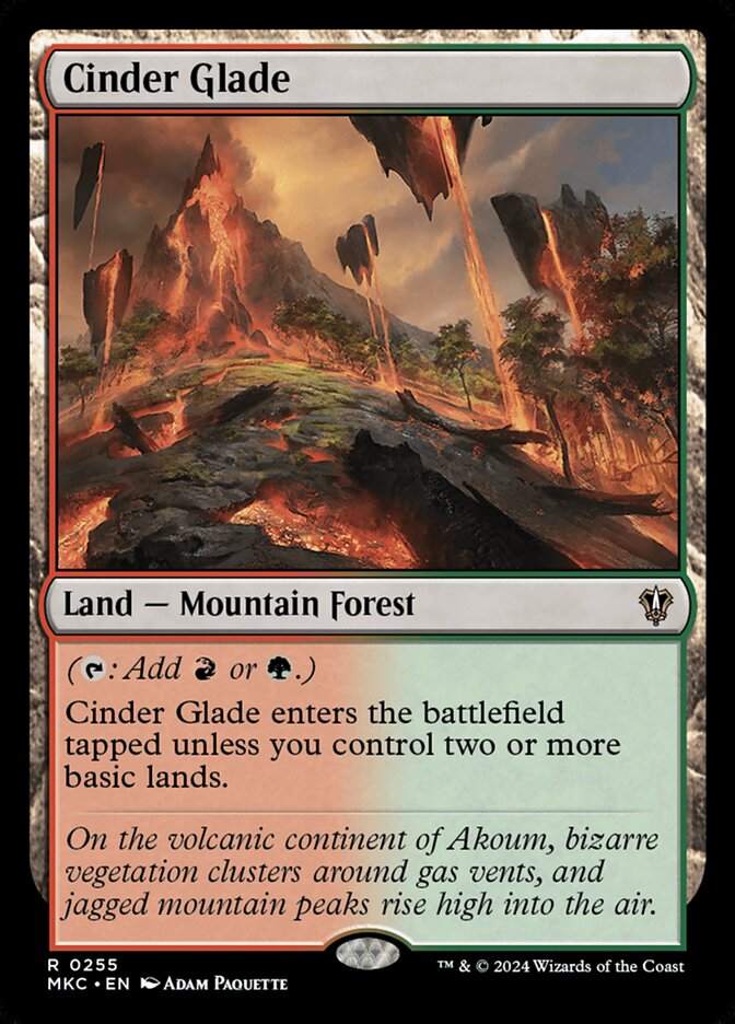 Cinder Glade - carta Magic The Gathering