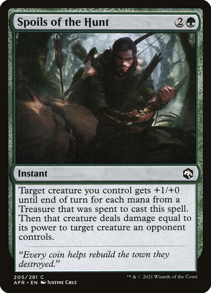 Spoils of the Hunt - carta Magic The Gathering