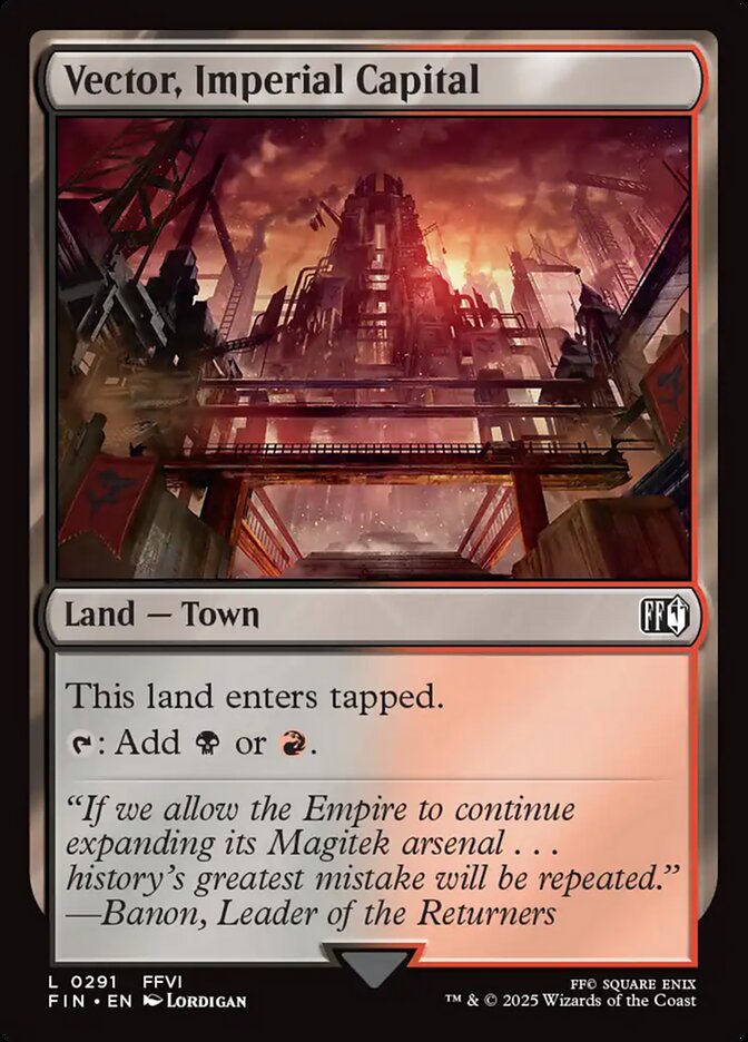 Vector, Imperial Capital - carta Magic The Gathering