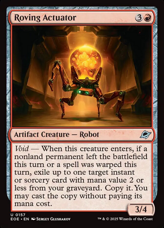 Roving Actuator - carta Magic The Gathering