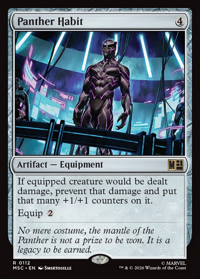 Panther Habit - carta Magic The Gathering