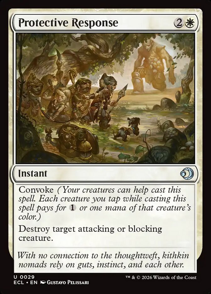Protective Response - carta Magic The Gathering