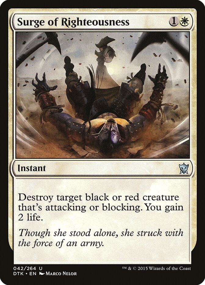 Surge of Righteousness - carta Magic The Gathering