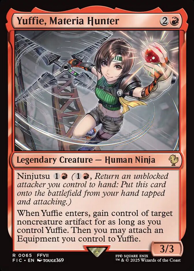 Yuffie, Materia Hunter - carta Magic The Gathering