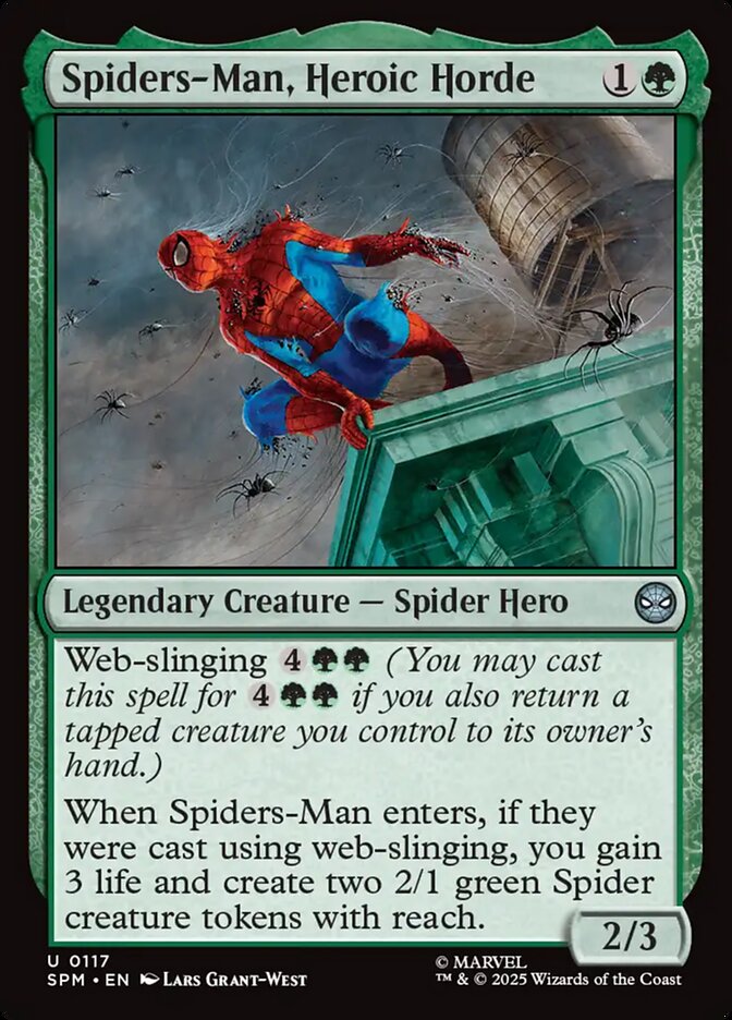 Spiders-Man, Heroic Horde - carta Magic The Gathering