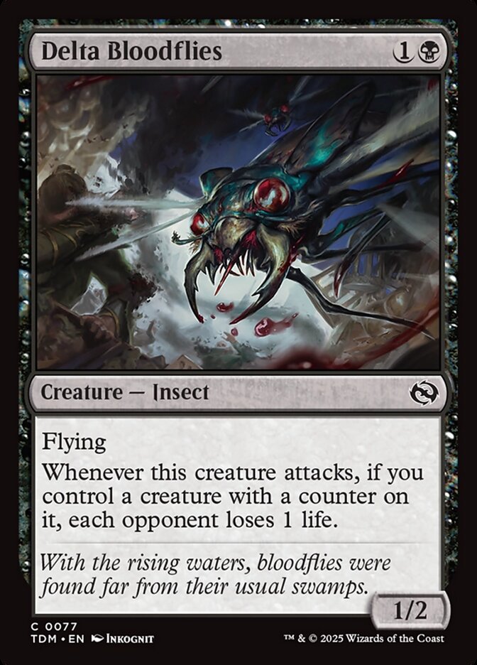 Delta Bloodflies - carta Magic The Gathering