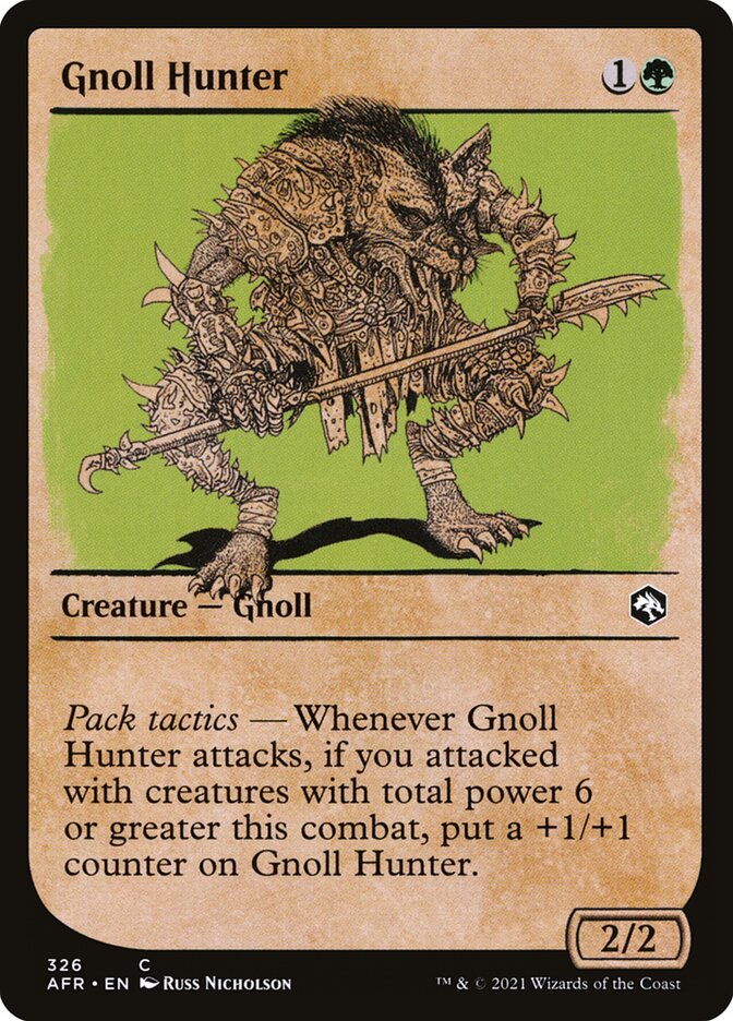 Gnoll Hunter - carta Magic The Gathering
