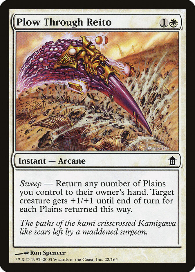 Plow Through Reito - carta Magic The Gathering