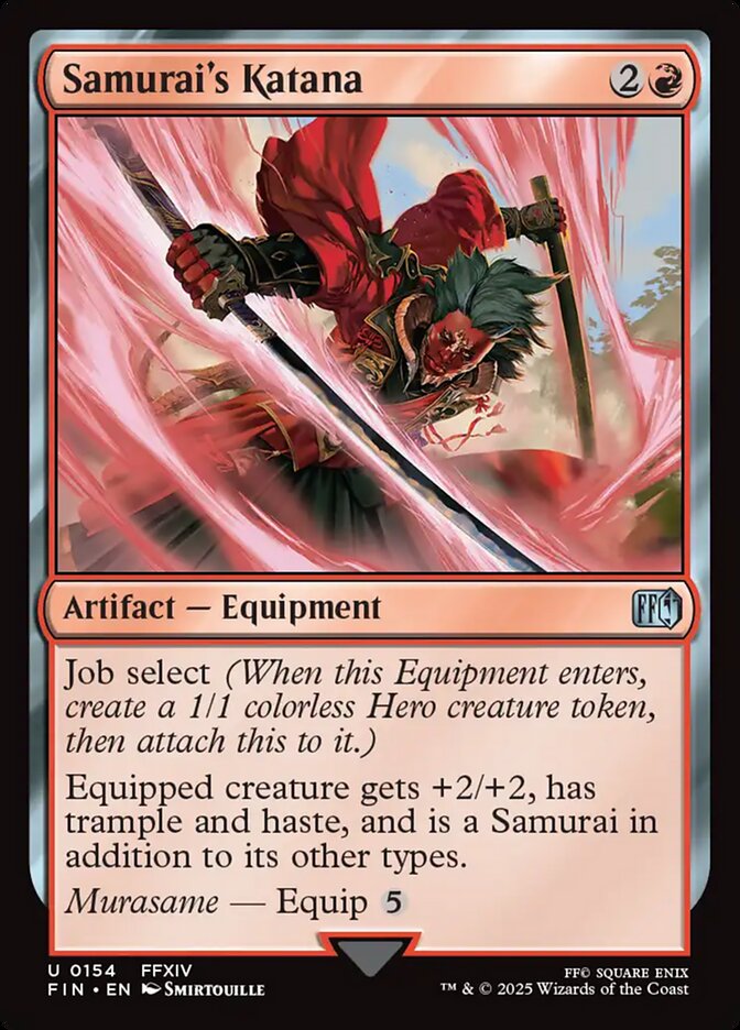 Samurai's Katana - carta Magic The Gathering