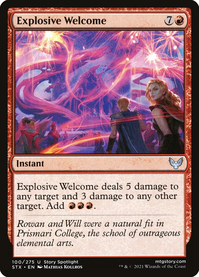 Explosive Welcome - carta Magic The Gathering