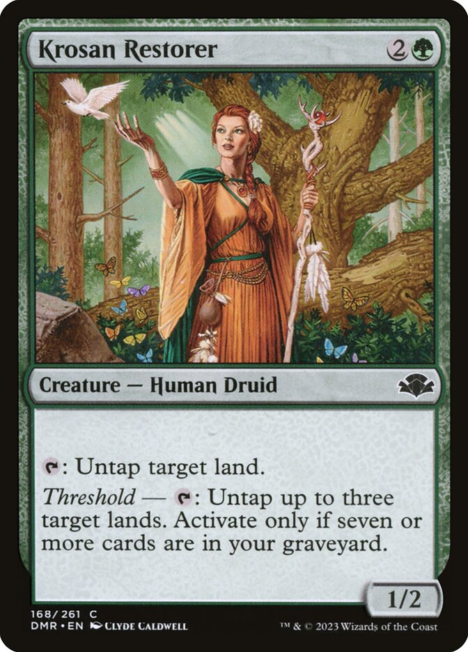 Krosan Restorer - carta Magic The Gathering