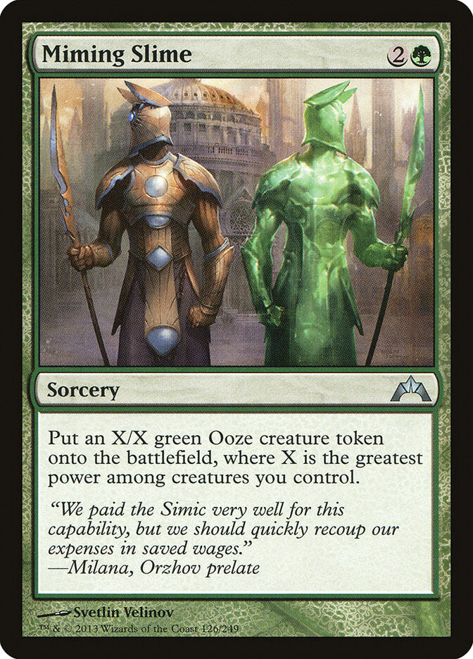 Miming Slime - carta Magic The Gathering