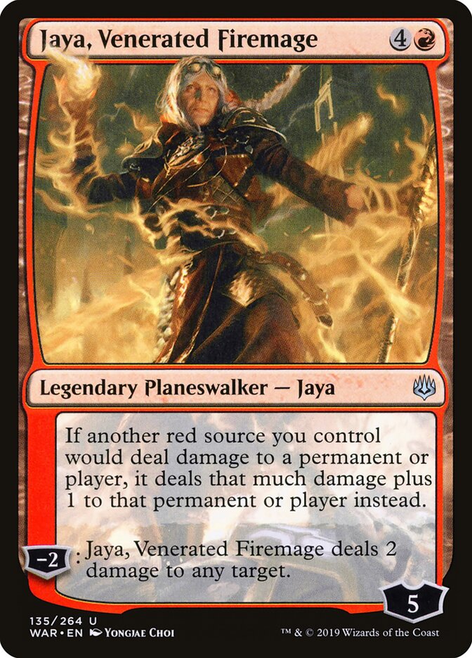Jaya, Venerated Firemage - carta Magic The Gathering