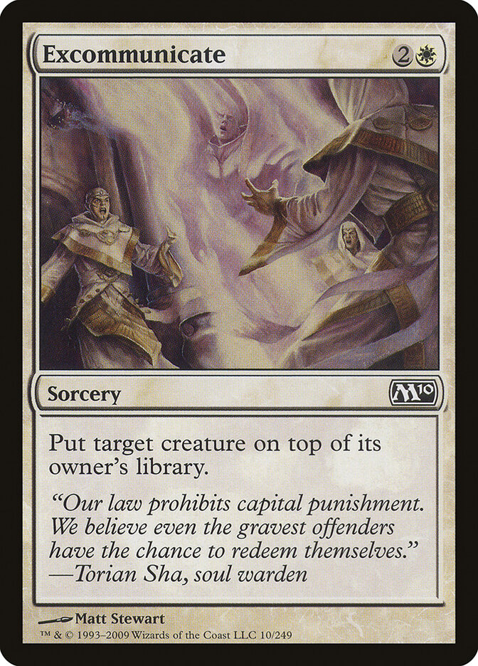 Excommunicate - carta Magic The Gathering