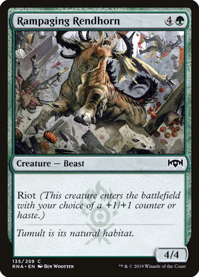 Rampaging Rendhorn - carta Magic The Gathering