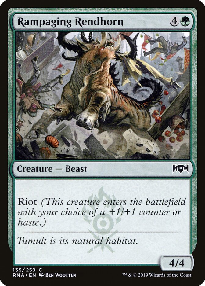 Rampaging Rendhorn - carta Magic The Gathering