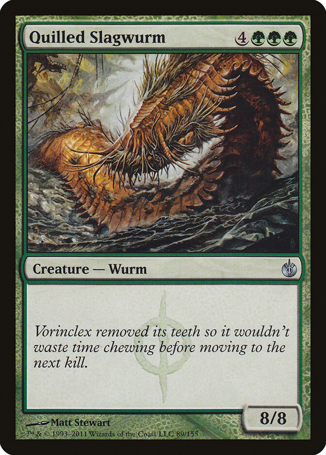 Quilled Slagwurm - carta Magic The Gathering