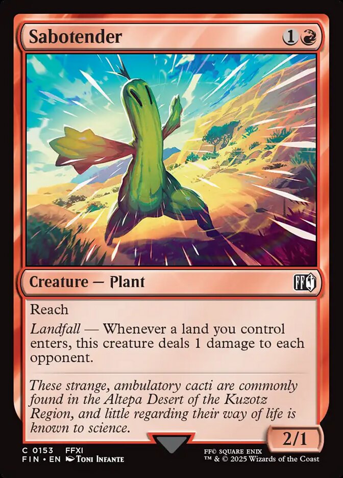 Sabotender - carta Magic The Gathering
