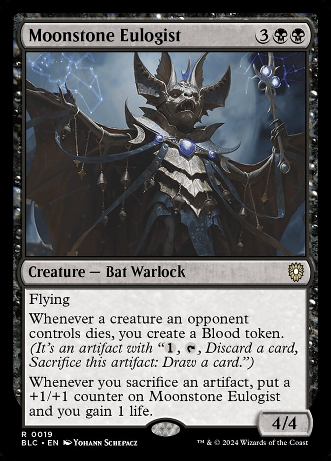 Moonstone Eulogist - carta Magic The Gathering