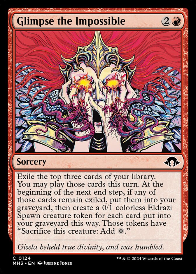 Glimpse the Impossible - carta Magic The Gathering