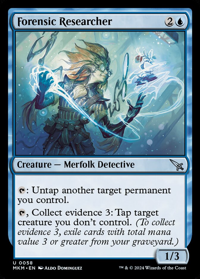 Forensic Researcher - carta Magic The Gathering