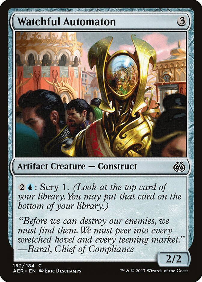 Watchful Automaton - carta Magic The Gathering