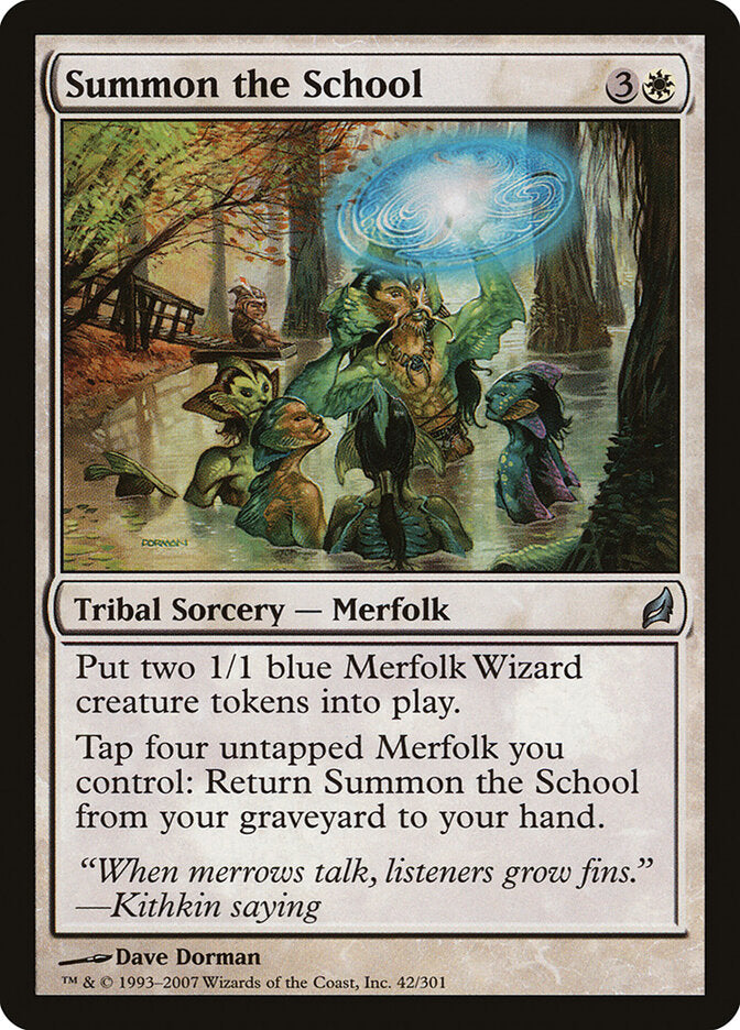 Summon the School - carta Magic The Gathering