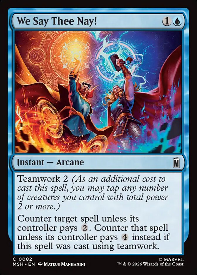 We Say Thee Nay! - carta Magic The Gathering