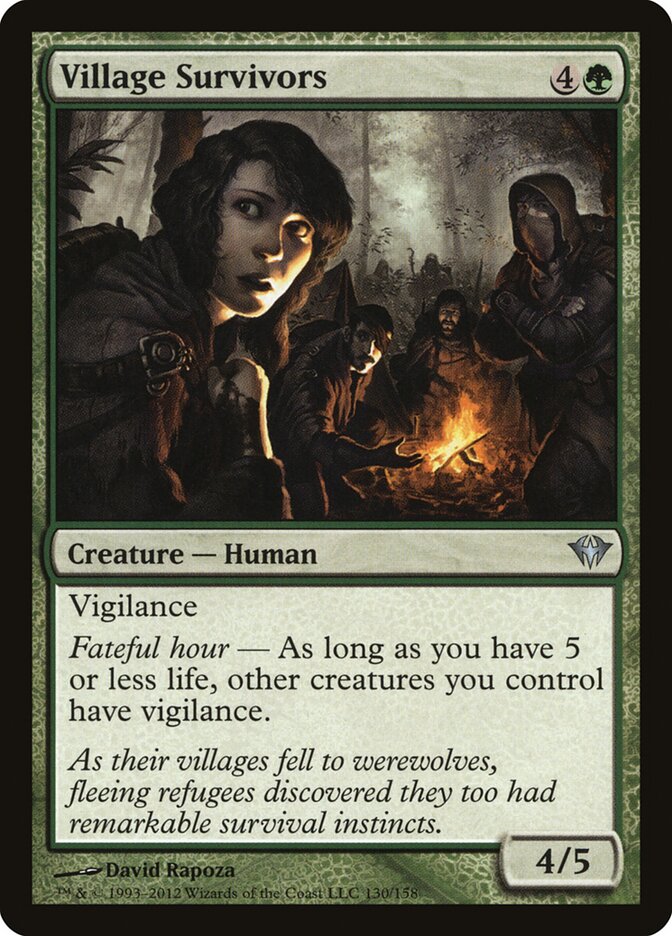 Village Survivors - carta Magic The Gathering