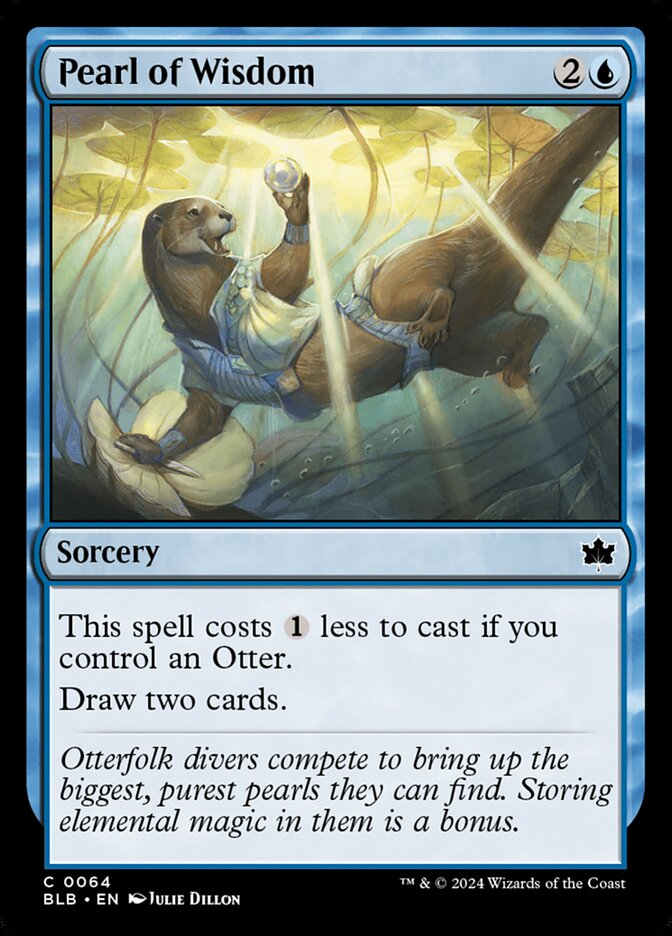 Pearl of Wisdom - carta Magic The Gathering