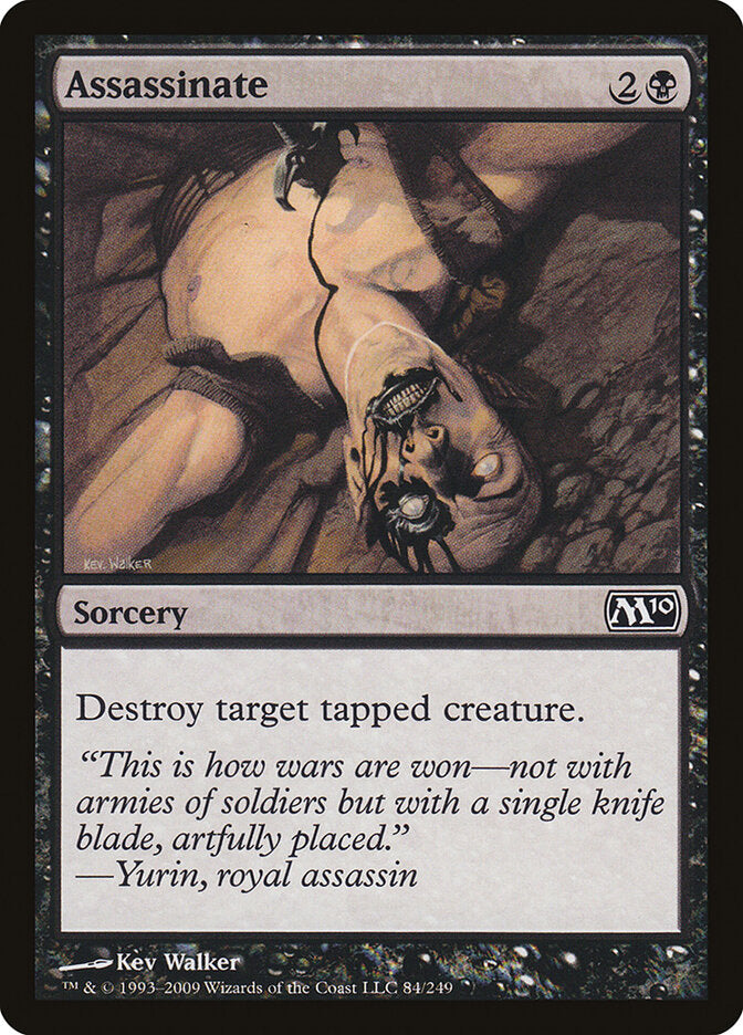 Assassinate - carta Magic The Gathering